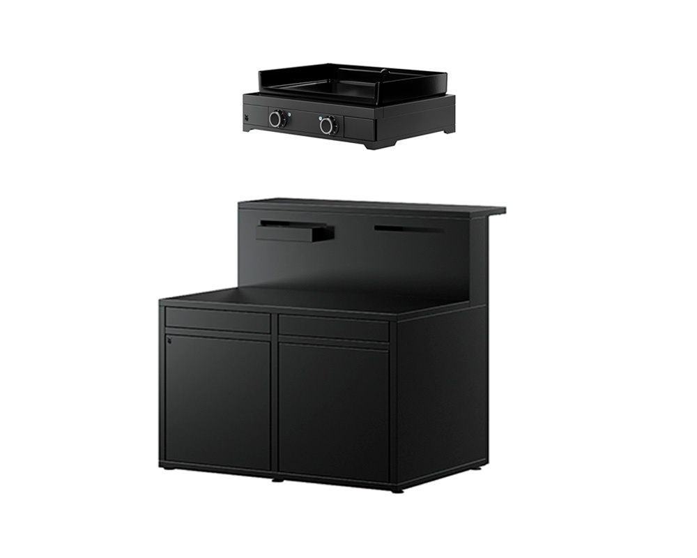 Pack COMPACTA ELÉCTRICA con plancha Edition One 60 eléctrica + módulo cocina doble