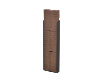 Acumulador lateral/trasero para hogares Romotop (1 pieza), PARA HEAT C 3G L 50.52.31