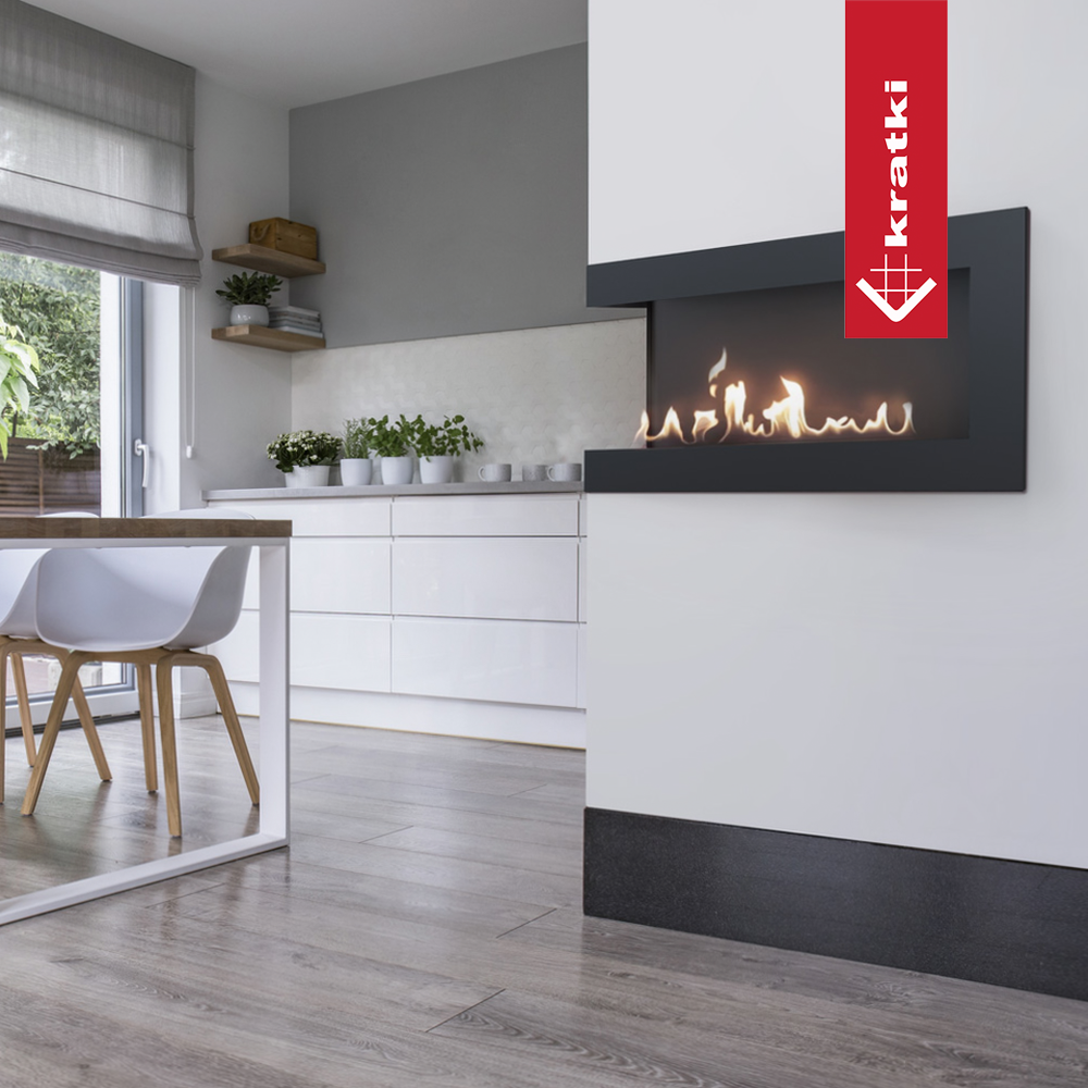 Chimenea de bioetanol DELTA 900 (Esquinera)