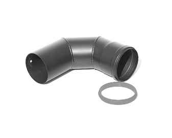 Codo pellet Ø80 90º MCZ 4022008