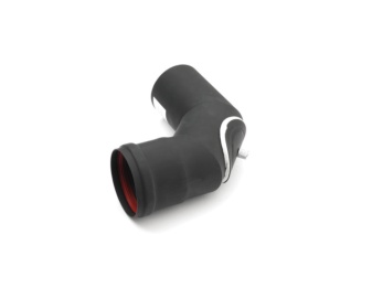 Codo 90º Ø8cm negro MCZ con registro 4022010