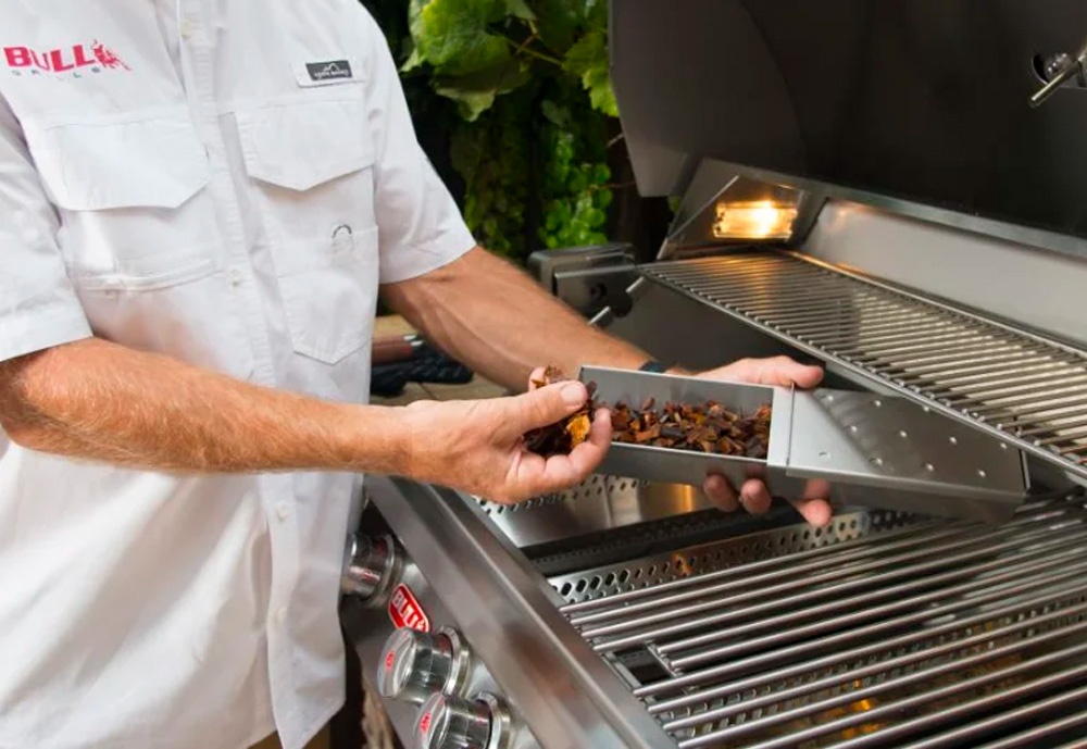 Caja ahumadora para barbacoas Bull