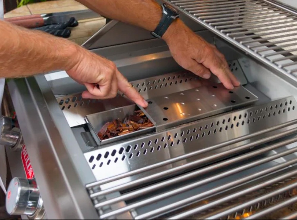 Caja ahumadora para barbacoas Bull