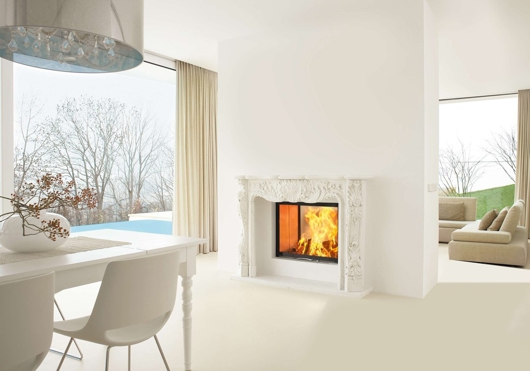 Hogar de leña 80X64S 2.0 Guillotina - Doble cara 1