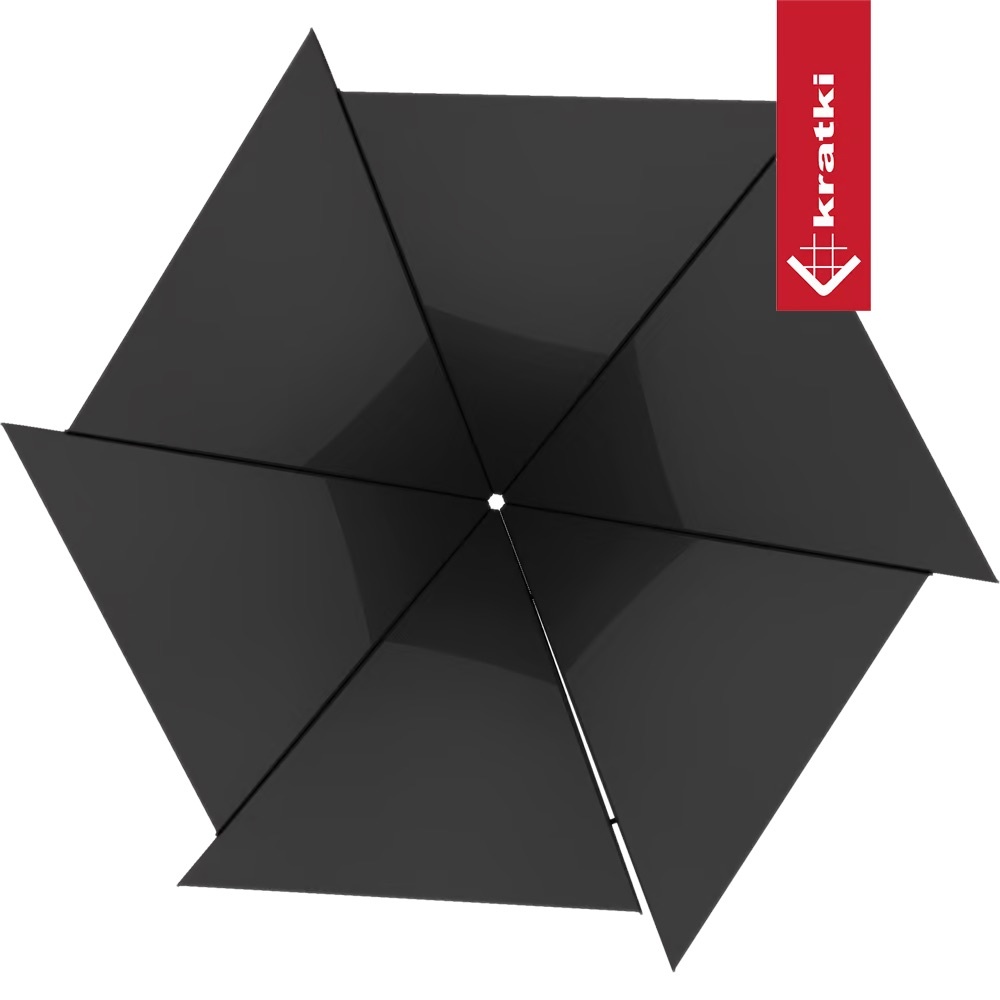 Pebetero de leña HEX