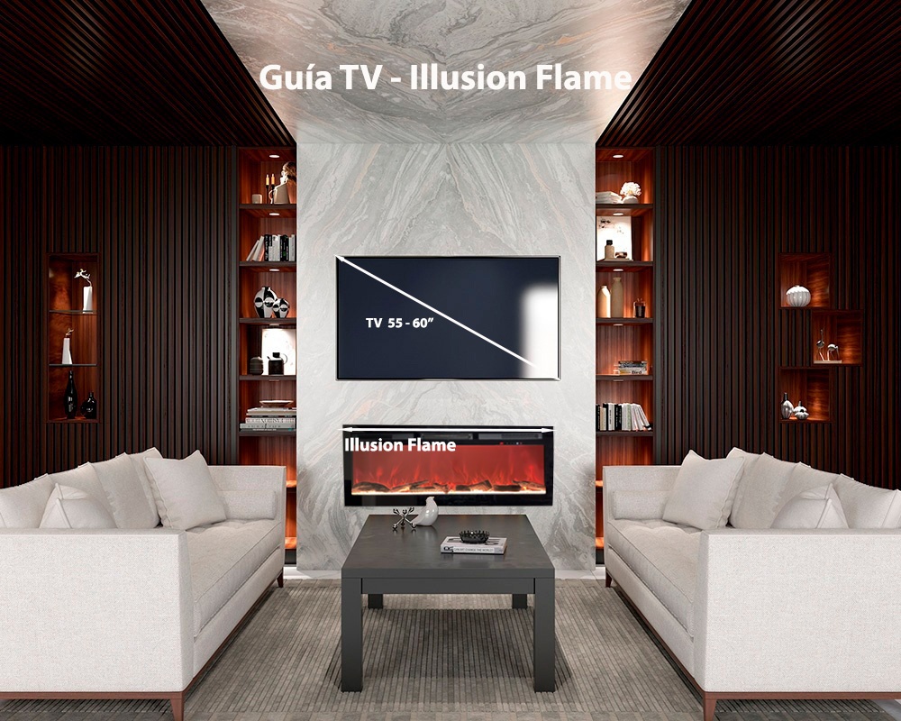 Chimenea eléctrica ILLUSION FLAME 13 3