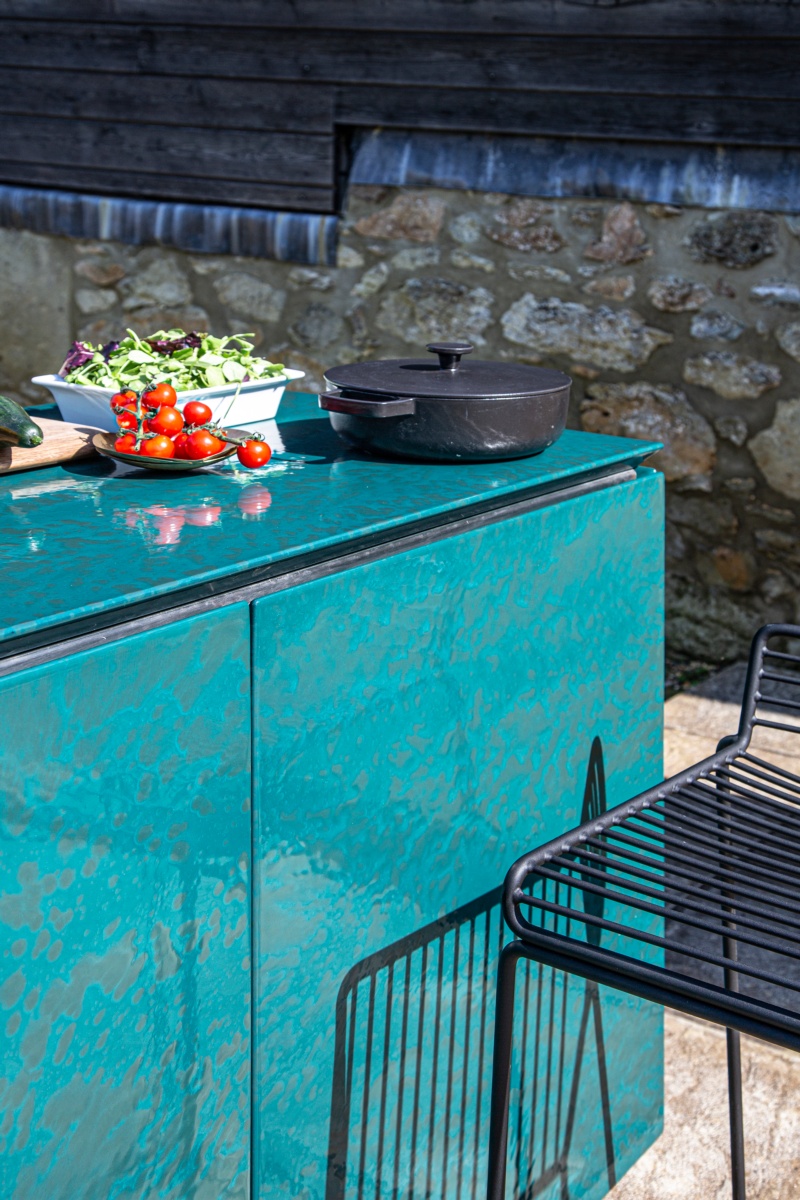 Módulo cocina exterior ADAPT 40 almacenaje con cajón cubertero 4