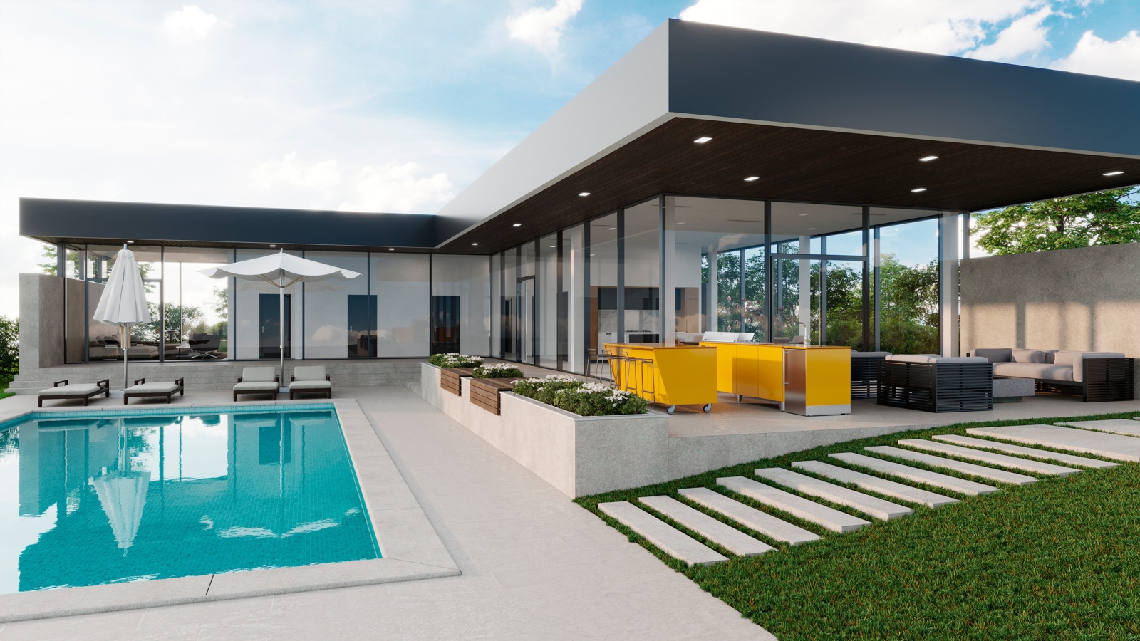 Mueble de exterior para nevera VLAZE 2