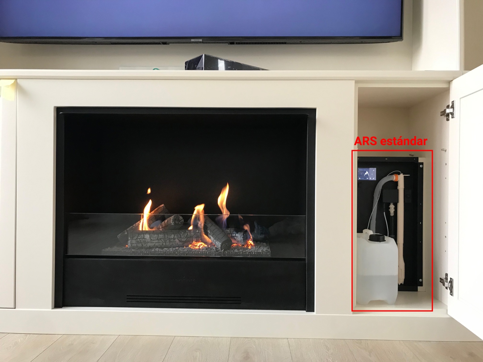 Chimenea eléctrica bioetanol CHALET I 650 ex 10