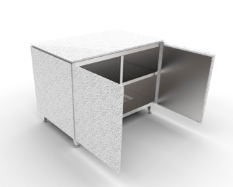 Módulo cocina exterior ADAPT 120 con ruedas o patas