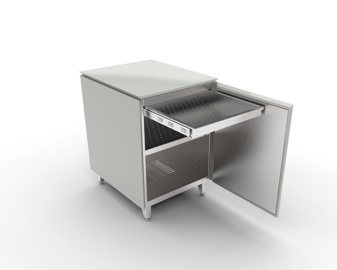 Módulo cocina exterior ADAPT 60 almacenaje con cajón cubertero