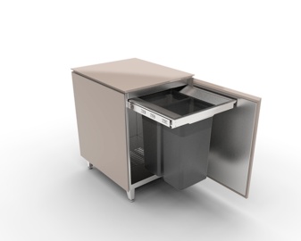 Módulo cocina exterior ADAPT 60 con cubo residuos extraíble