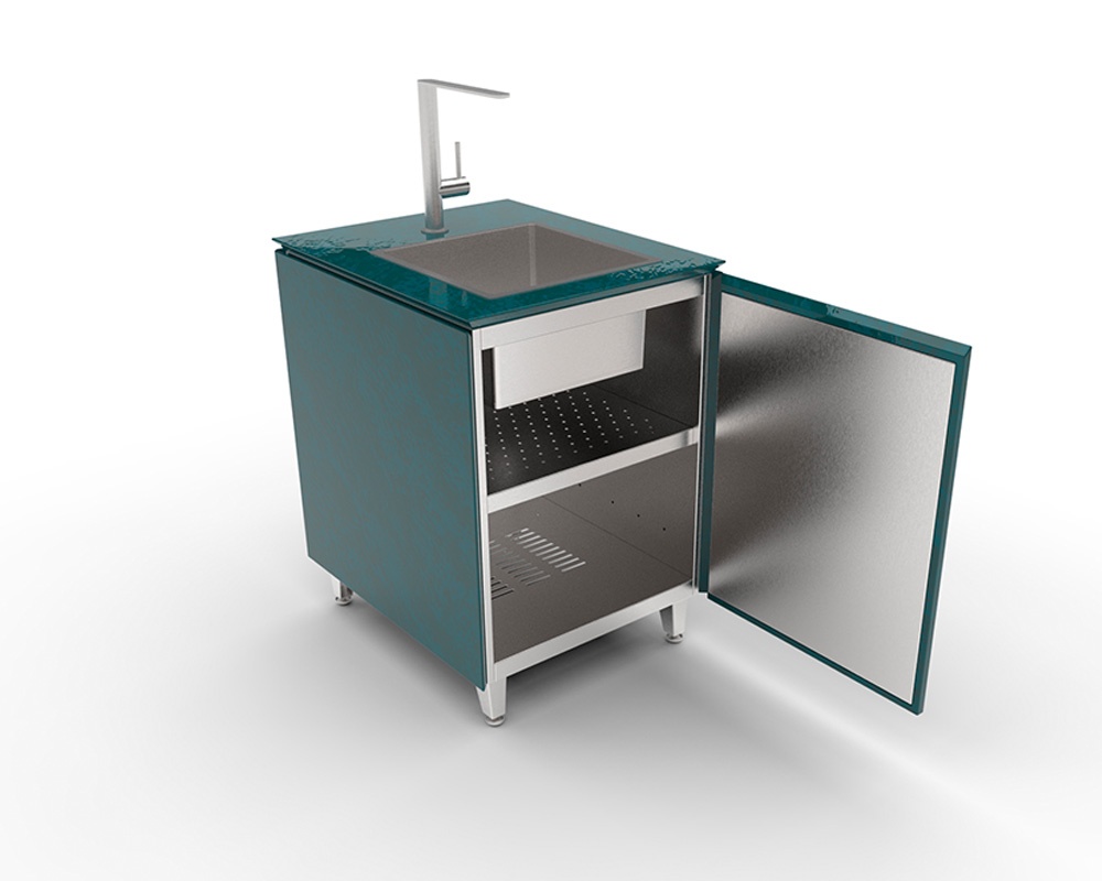 Módulo cocina exterior ADAPT 60 con fregadero incluido