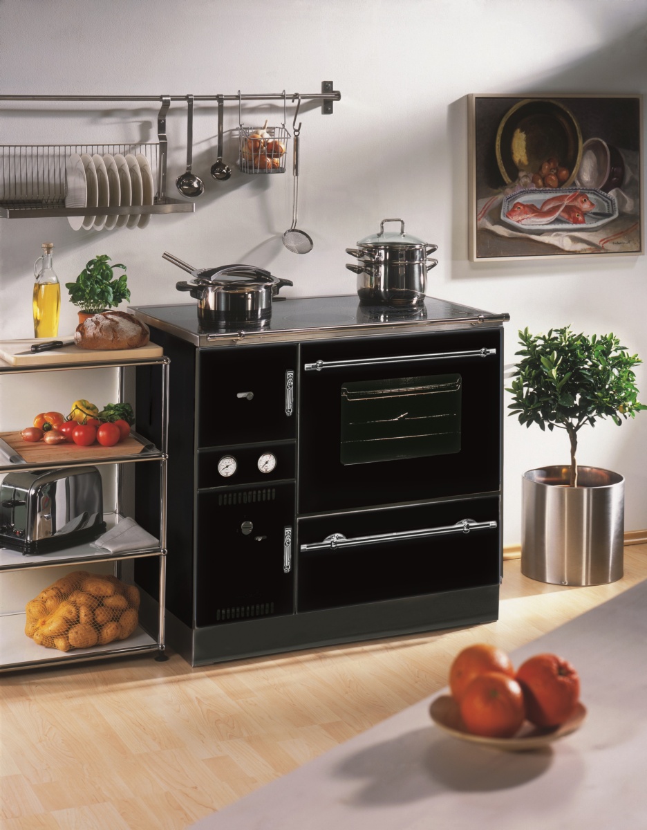 Cocina calefactora de leña K148CL 7