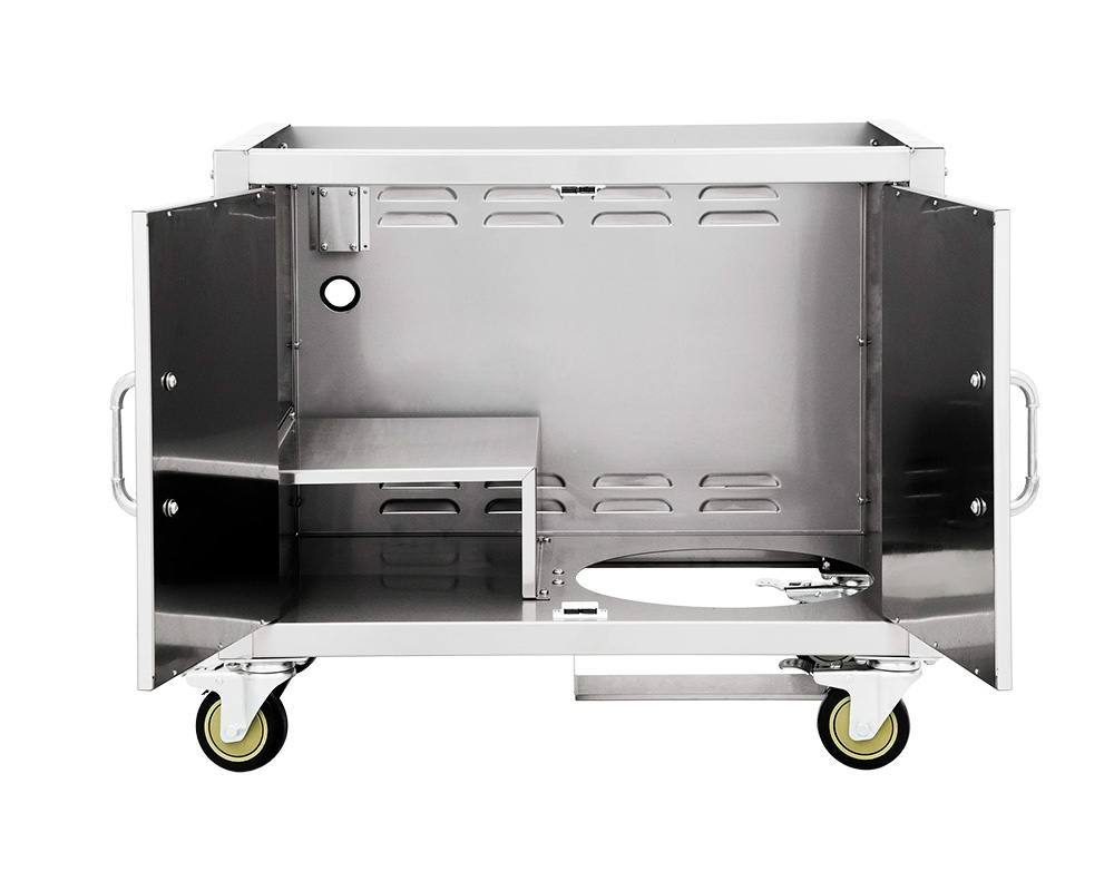 Carrito con bandejas laterales para barbacoa LONESTAR o ANGUS 4