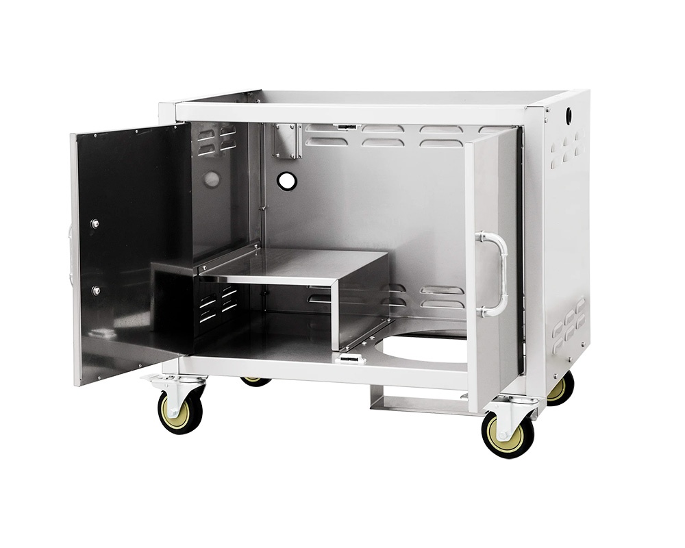 Carrito con bandejas laterales para barbacoa LONESTAR o ANGUS 1