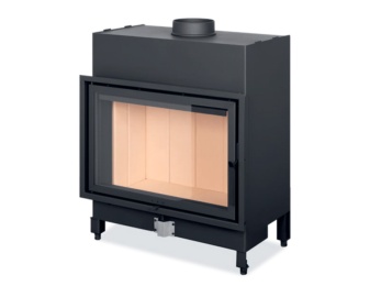 Chimenea de leña BASIC 75.50 int.refractario crema(Frontal) B3Y01