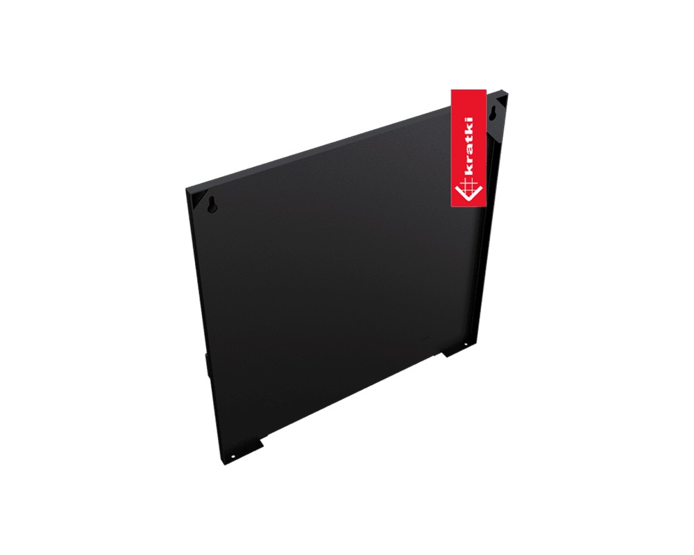 Chimenea de bioetanol de pared PLANK negra