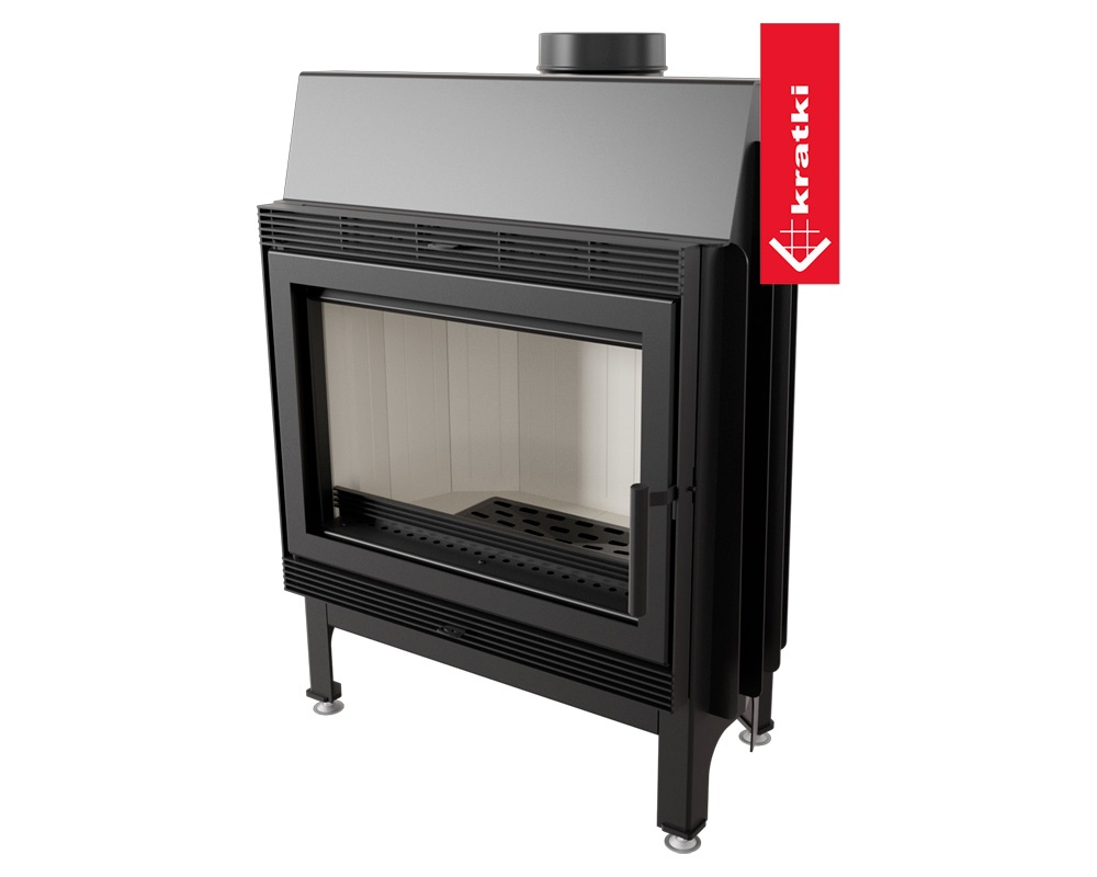 Chimenea de leña BLANKA 11kW Frontal