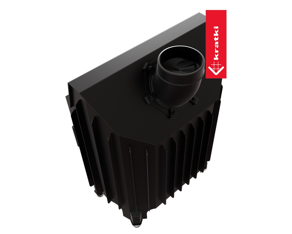Chimenea de leña BLANKA 11kW Frontal