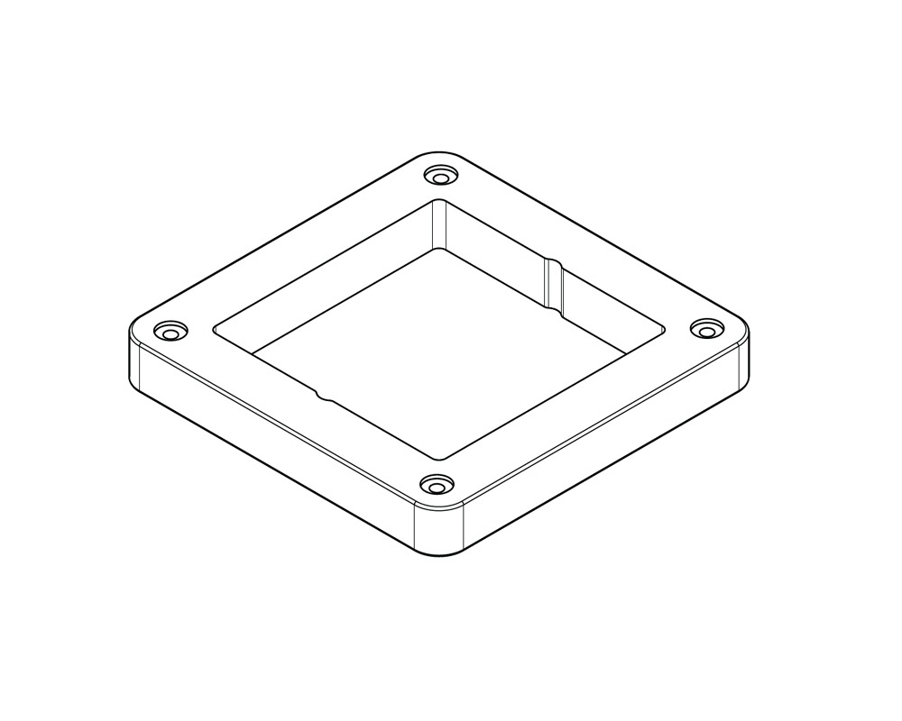 Base de madera para LUCA COOK 6cm