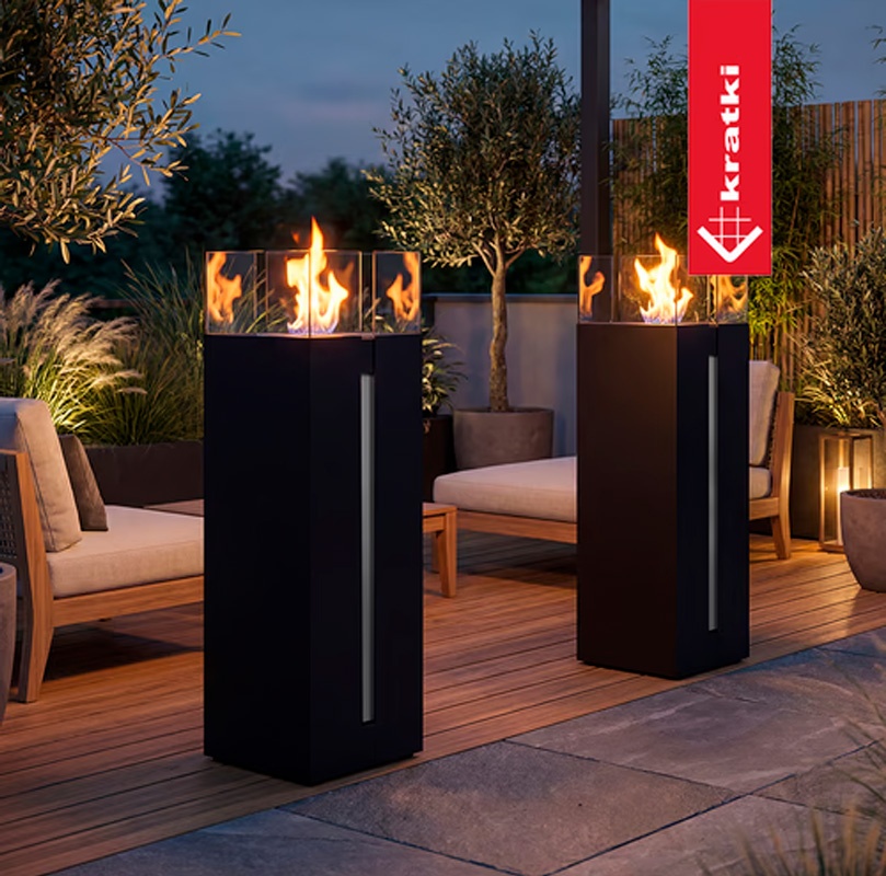 Chimenea de bioetanol ROMEO/S/BIALY