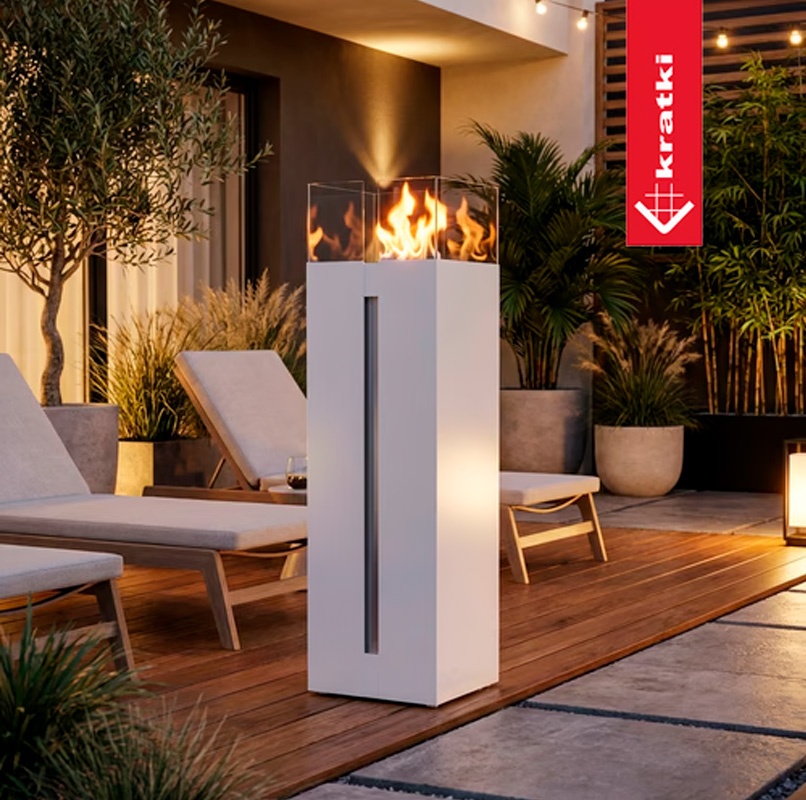 Chimenea de bioetanol ROMEO/S/BIALY