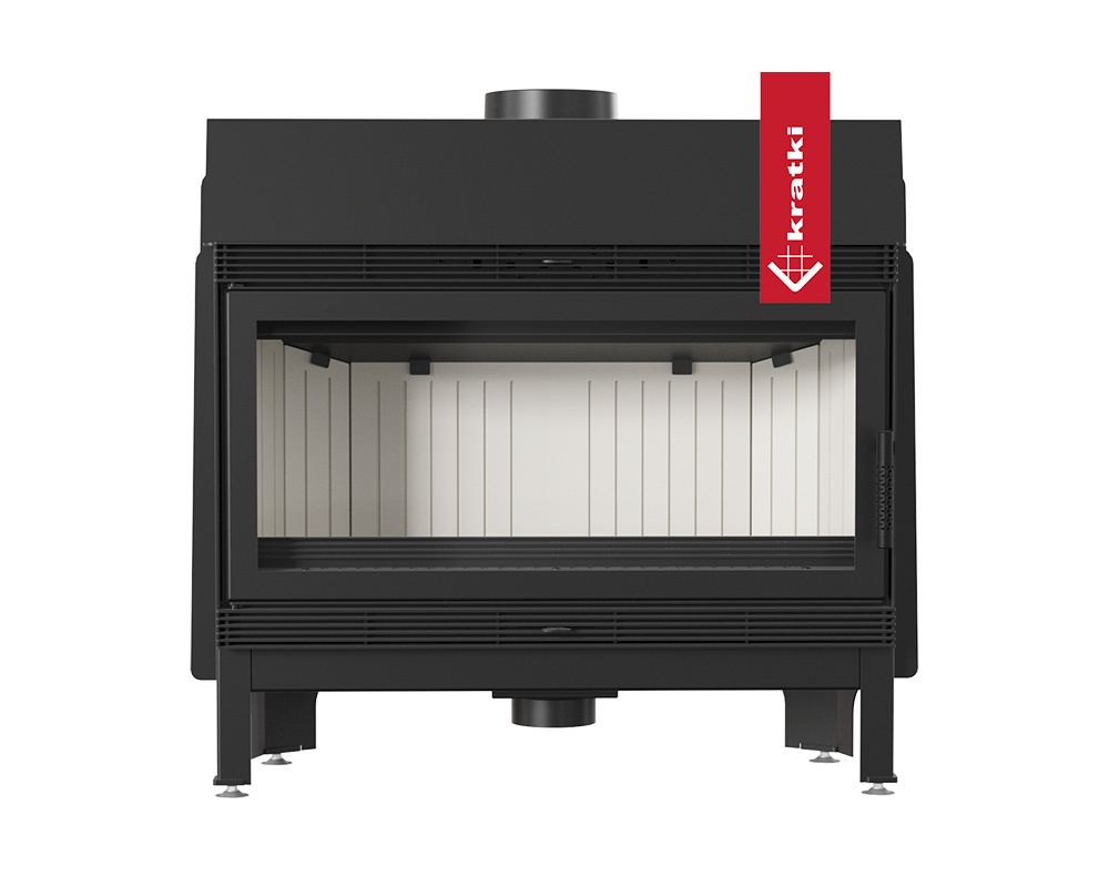 Chimenea de leña BLANKA 16kW Frontal