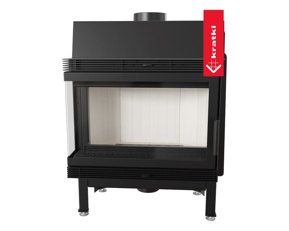 Chimenea de leña BLANKA 11kW Esquinero 2