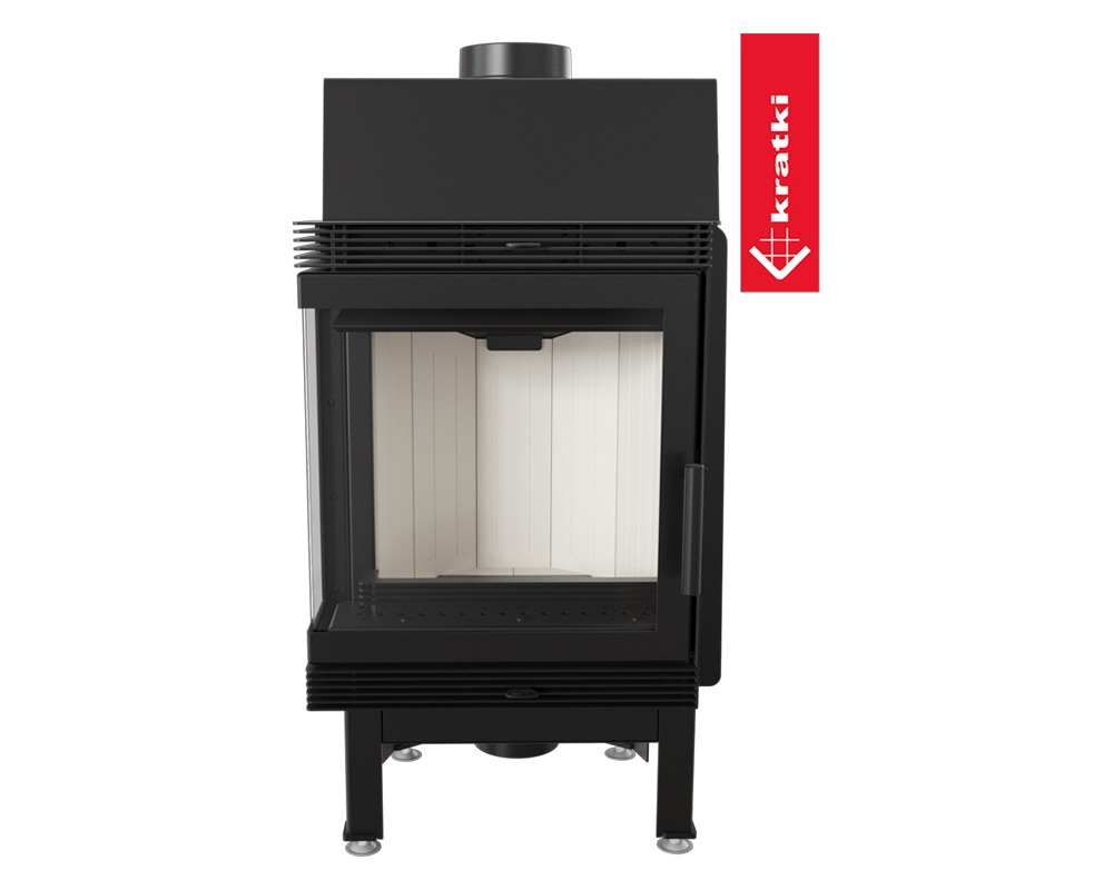 Chimenea de leña BLANKA 8kW Esquinero