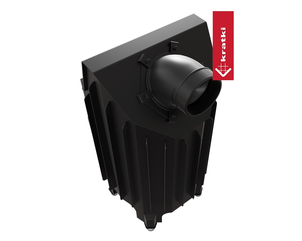 Chimenea de leña BLANKA 8kW frontal