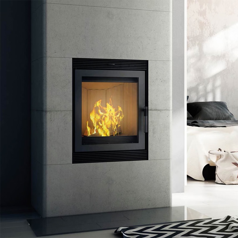 Chimenea de leña BLANKA 8kW frontal