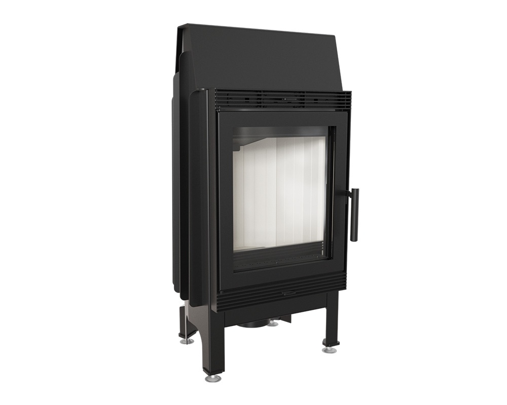 Chimenea de leña BLANKA 8kW frontal 