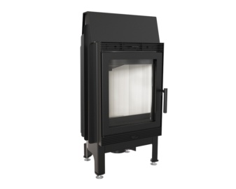 Chimenea de leña BLANKA 8kW frontal 
