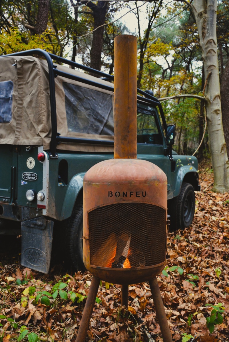 Chimenea de leña exterior BONBONO