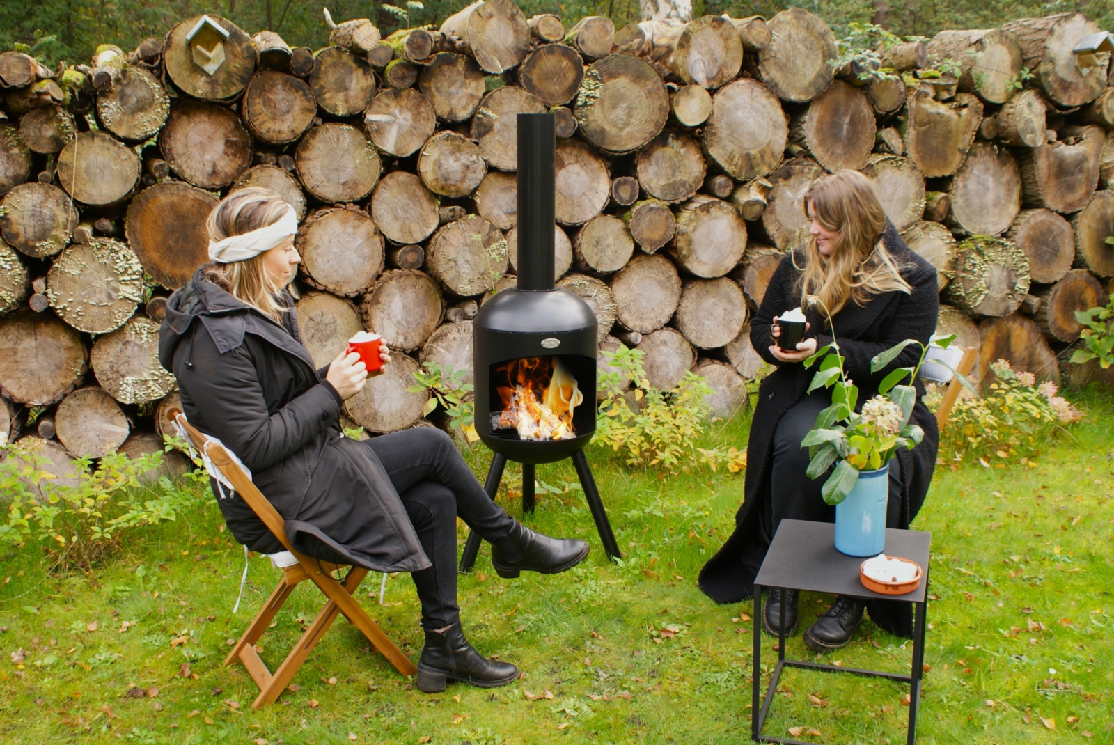 Chimenea de leña exterior BONSELO