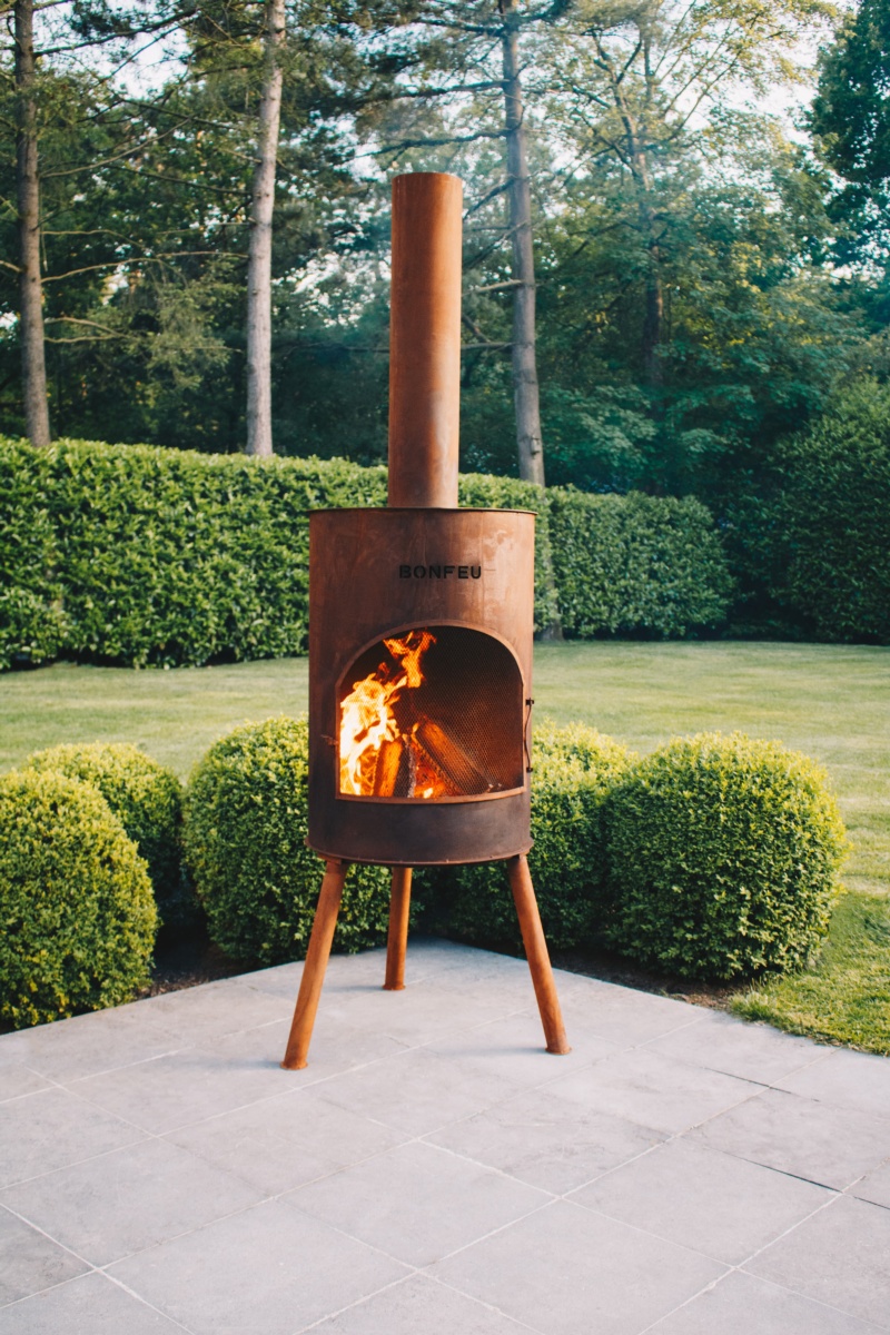 Chimenea de leña exterior BONTON 50