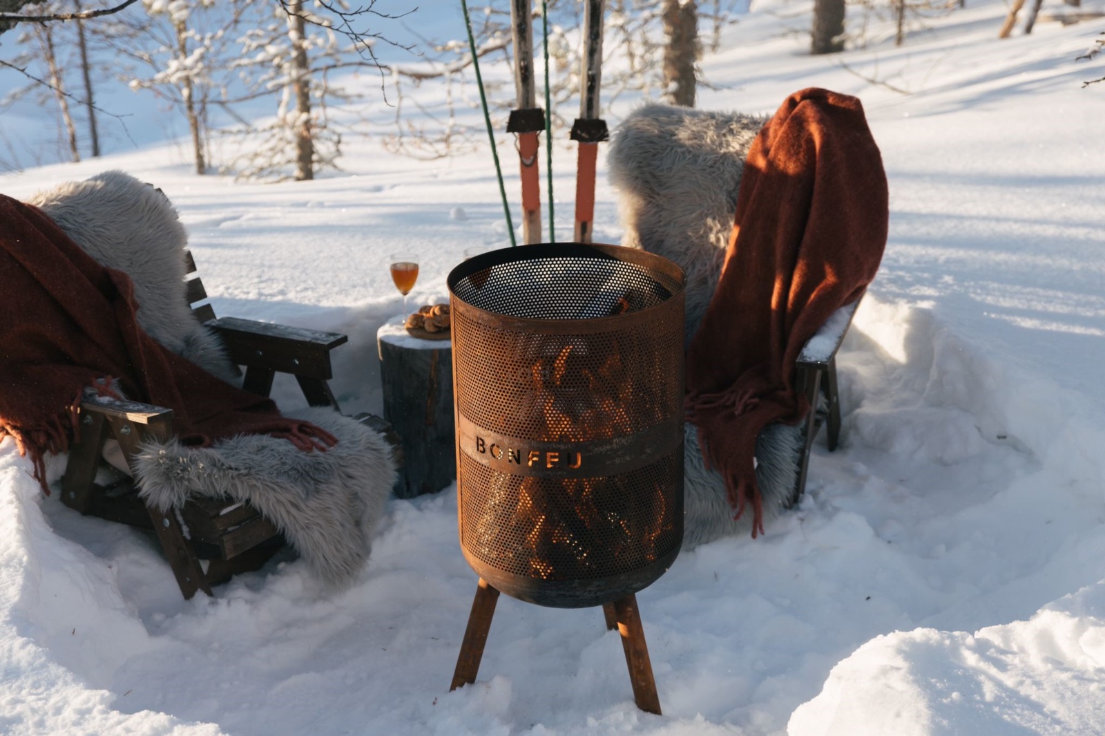 Chimenea de leña exterior BONVES 45