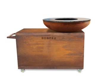 Barbacoa de leña BONBIZA ISLAND CORTEN XL