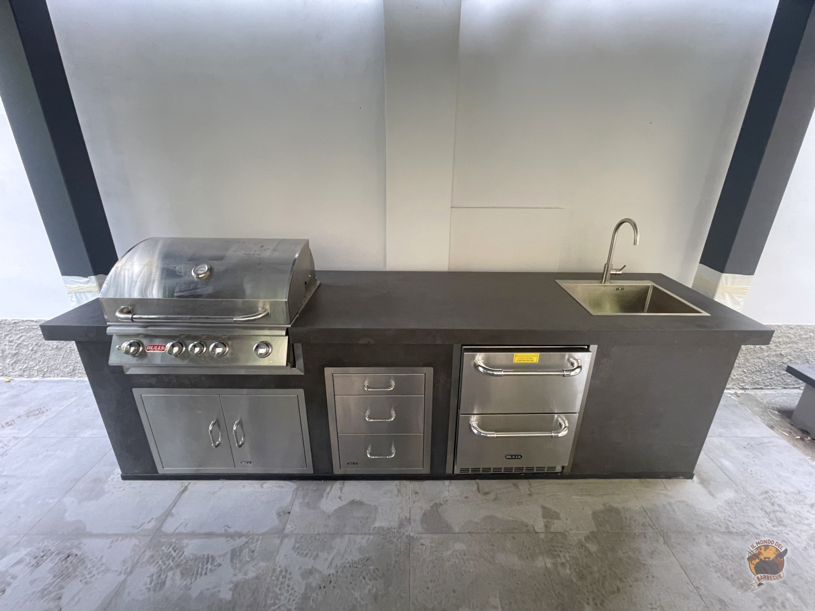 Nevera Premium de exterior con dos cajones totalmente inox 150 litros 10