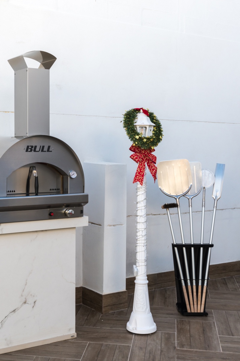 Horno de gas PIZZA BULL 60X60 sin carrito 5