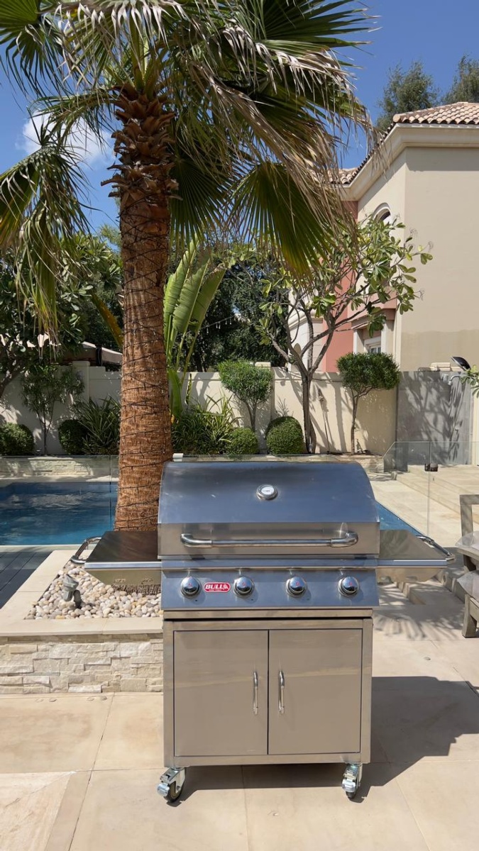 Barbacoa de gas LONESTAR (sin carrito) 9