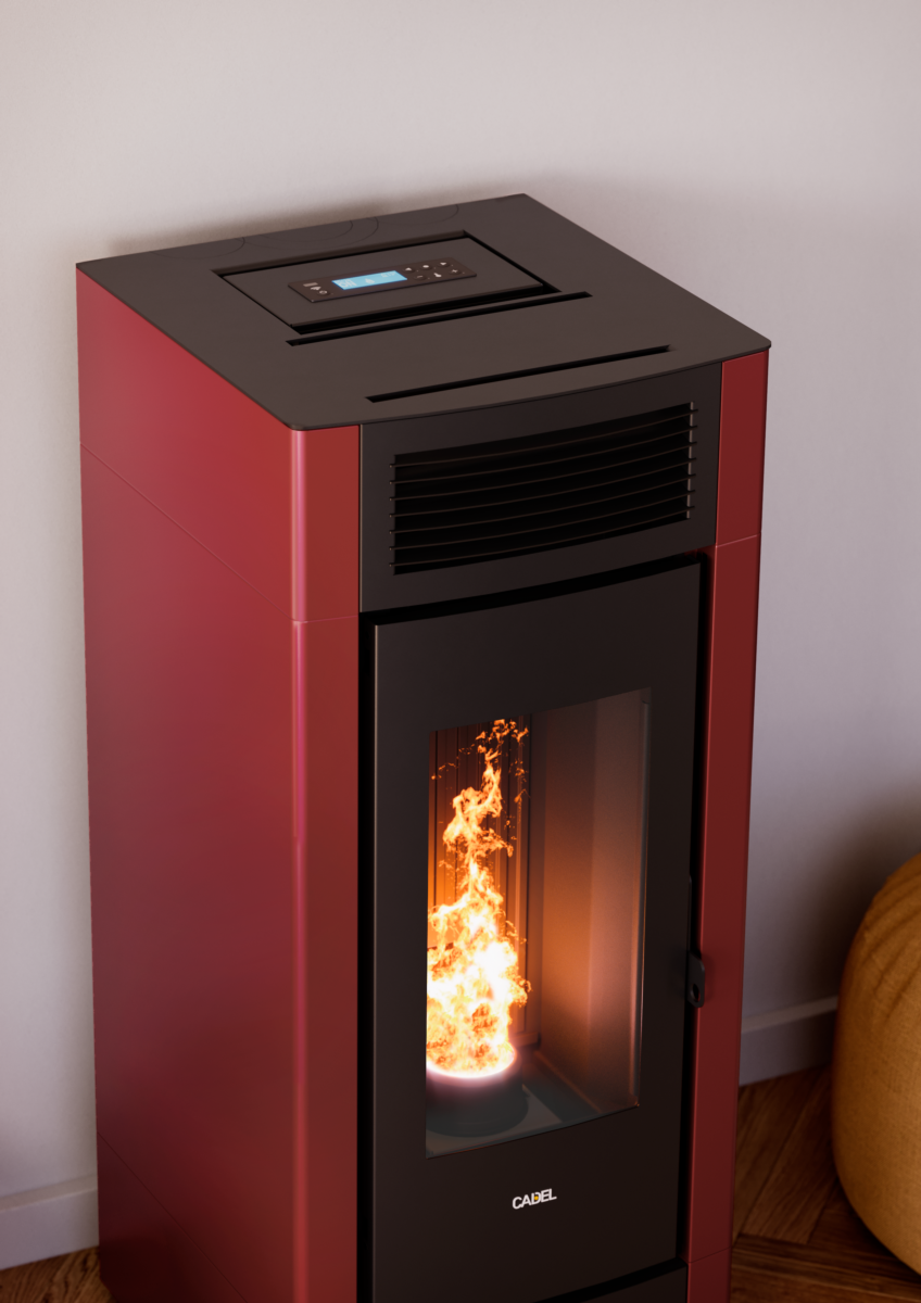 Estufa de pellet CRISTAL 9 PLUS