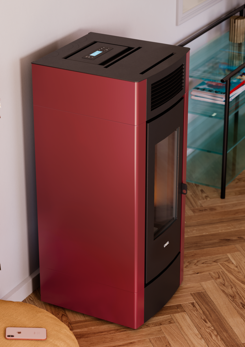 Estufa de pellet CRISTAL 9 PLUS