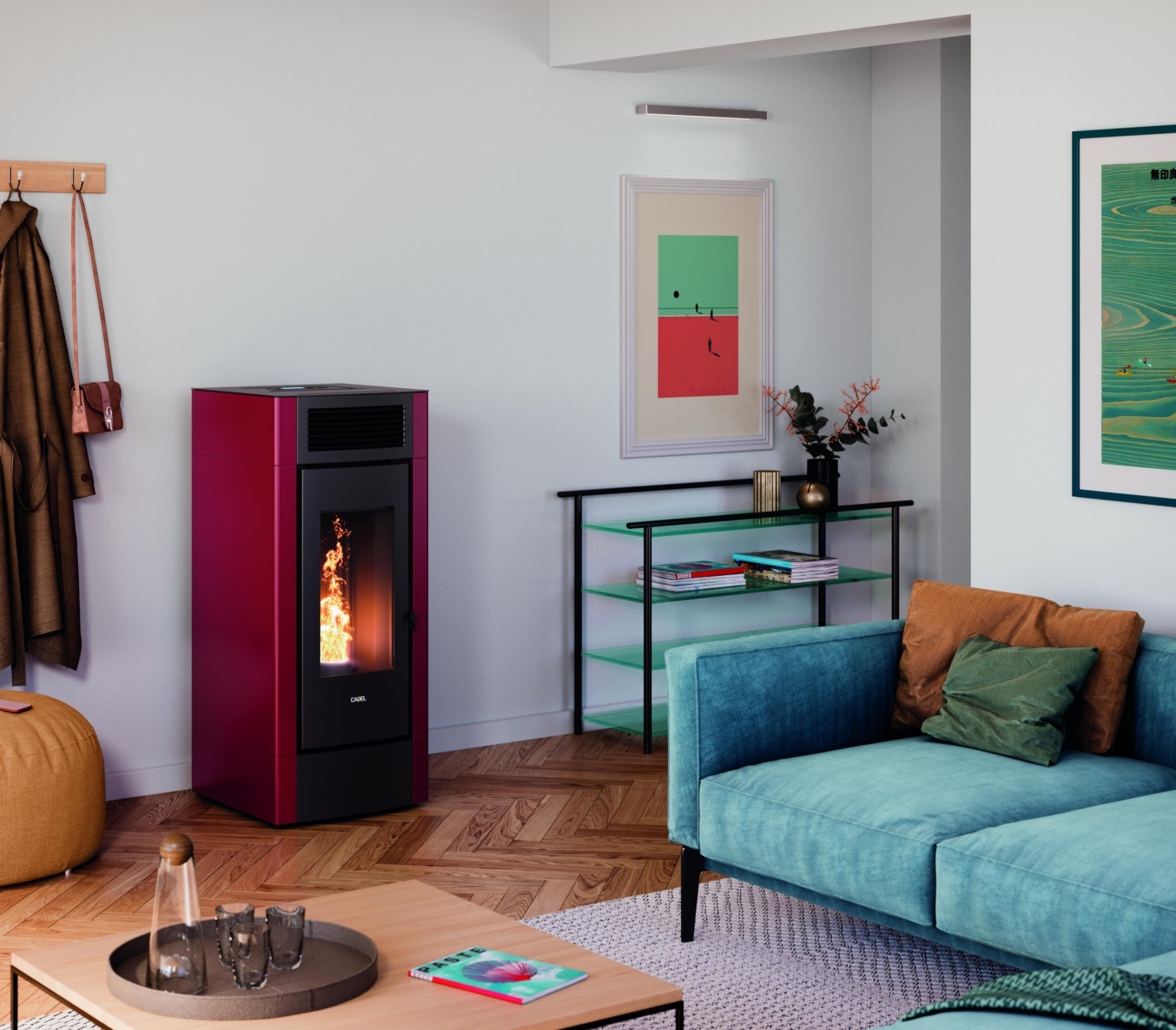 Estufa de pellet CRISTAL 9 PLUS