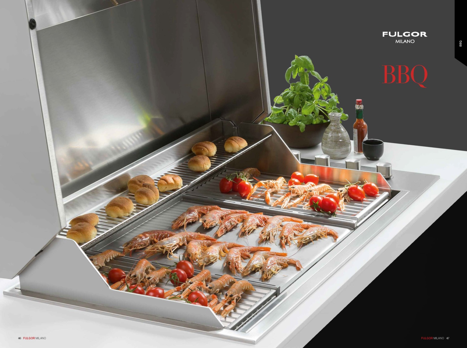 Barbacoa de gas FULGOR 100 INOX 1