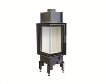 Chimenea de leña 38X38X57K Abatible - Esquinero