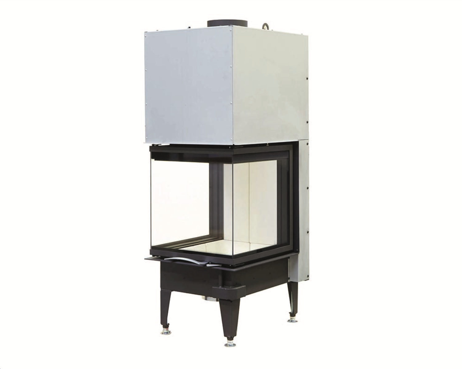 Hogar de leña 48x51x51 S3 2.0 Guillotina - 3 caras