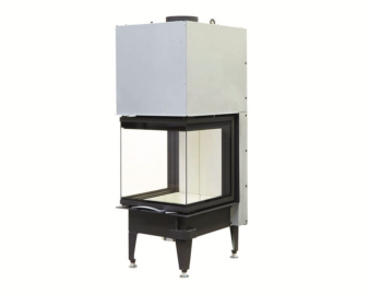 Hogar de leña 48x51x51 S3 2.0 Guillotina - 3 caras
