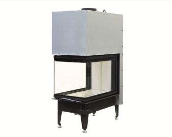 Hogar de leña 48x72x51 S3 2.0 Guillotina - 3 caras